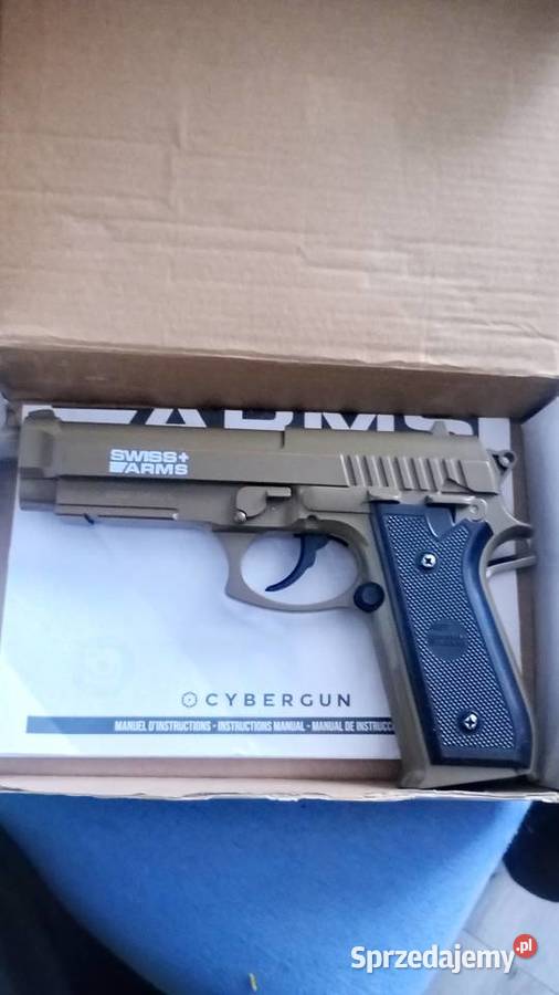 Wiatrówka Cybergun Swiss Arms SA92 Tan Sport i Wypoczynek Leszno