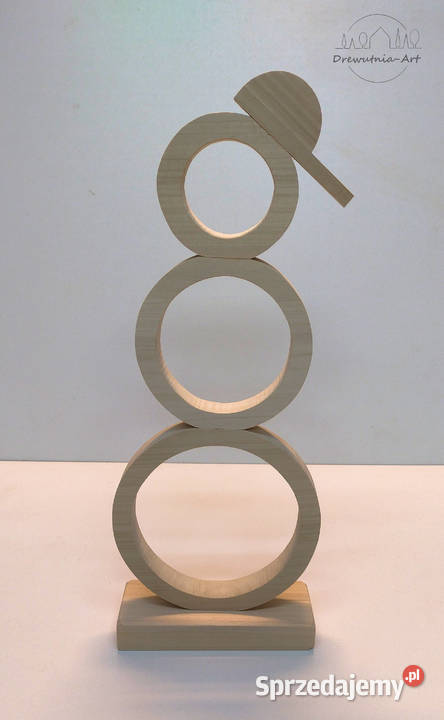 Bałwan drewniana baza do ozdabiania wysokość 35 mazowieckie Warszawa