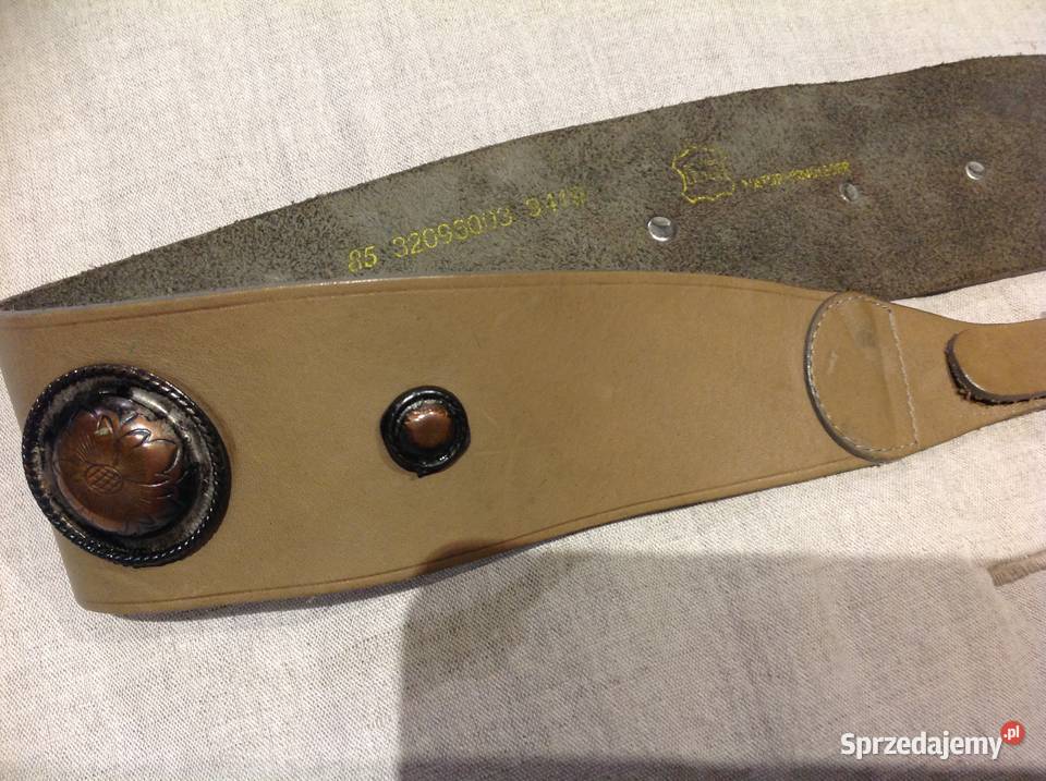 Pasek Skórzany Damski SSM skóra naturalna Dla kobiet lubuskie Nowa Sól sprzedam