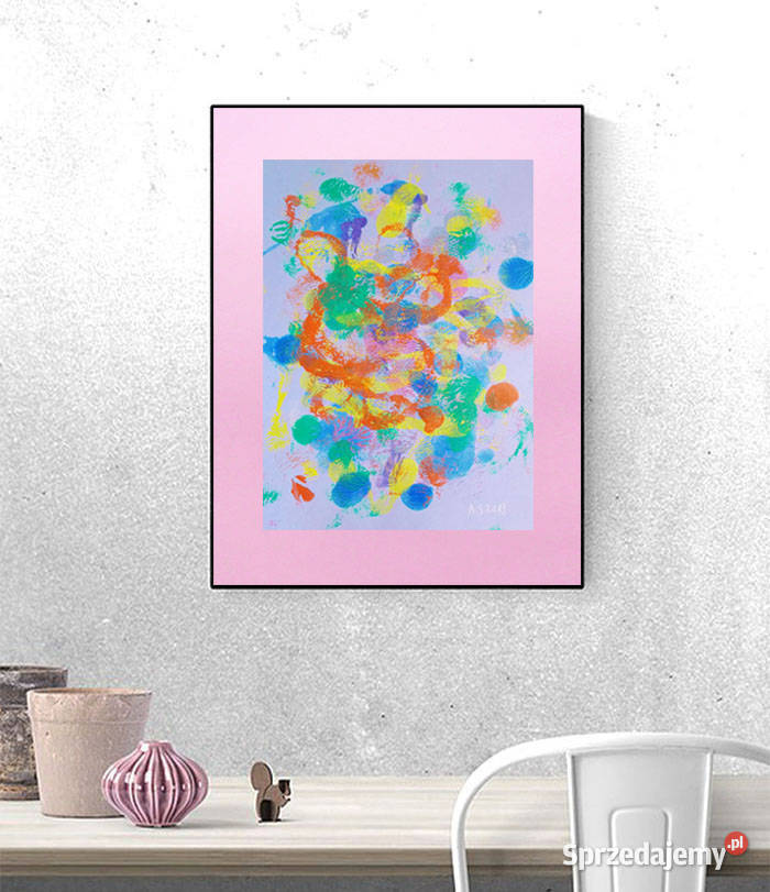 abstrakcja do sypialni abstrakcyjny obraz na Łódź sprzedam