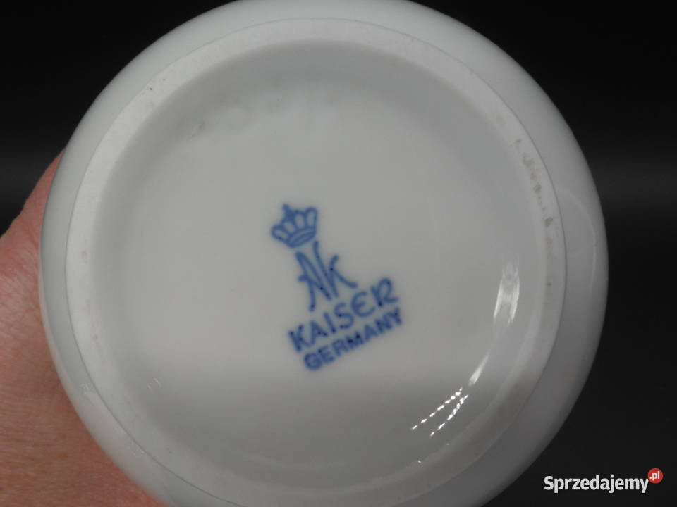 Porcelanowy wazonwazonik Kaiser Kolekcja Barock wielkopolskie Raszków