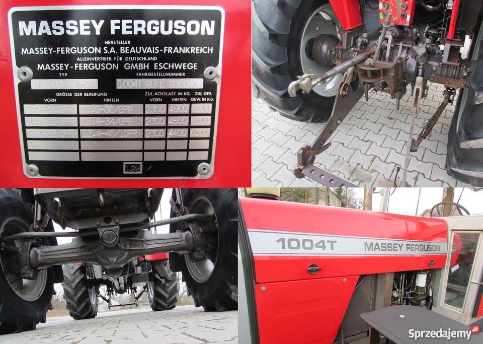 Ciągnik Massey Ferguson 1004T MF z Austrii zetor Miechów sprzedam