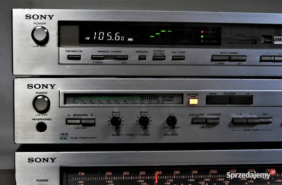 Wzmacniacz SONY TAF55 tuner STJ55L serwisie Bogatynia