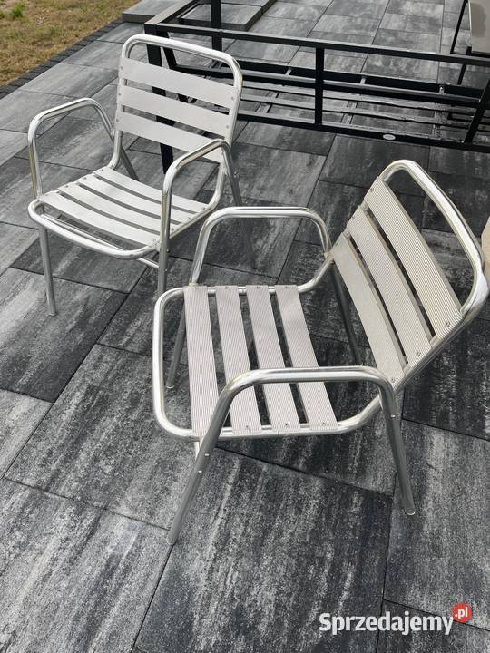 Krzesła ogrodowe aluminiowe 2sztuki Opole sprzedam