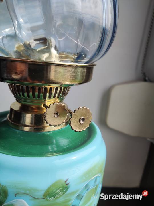 Angielska wiktoriańska lampa naftowa 882 Kraków sprzedam