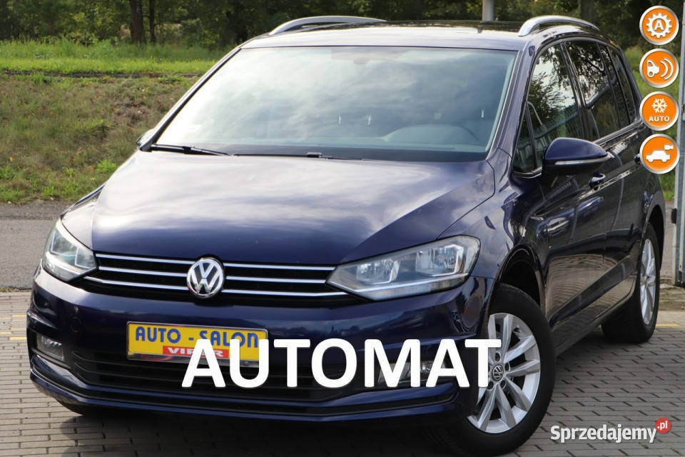 Volkswagen Touran automat DSG 2017pierwsza nieuszkodzony Opole