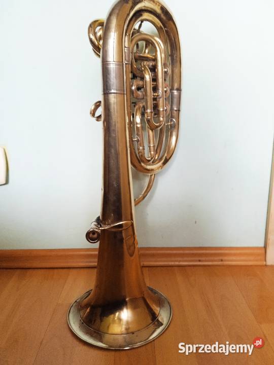 Stara mosiężna trąbka Kultura i Rozrywka Kraków