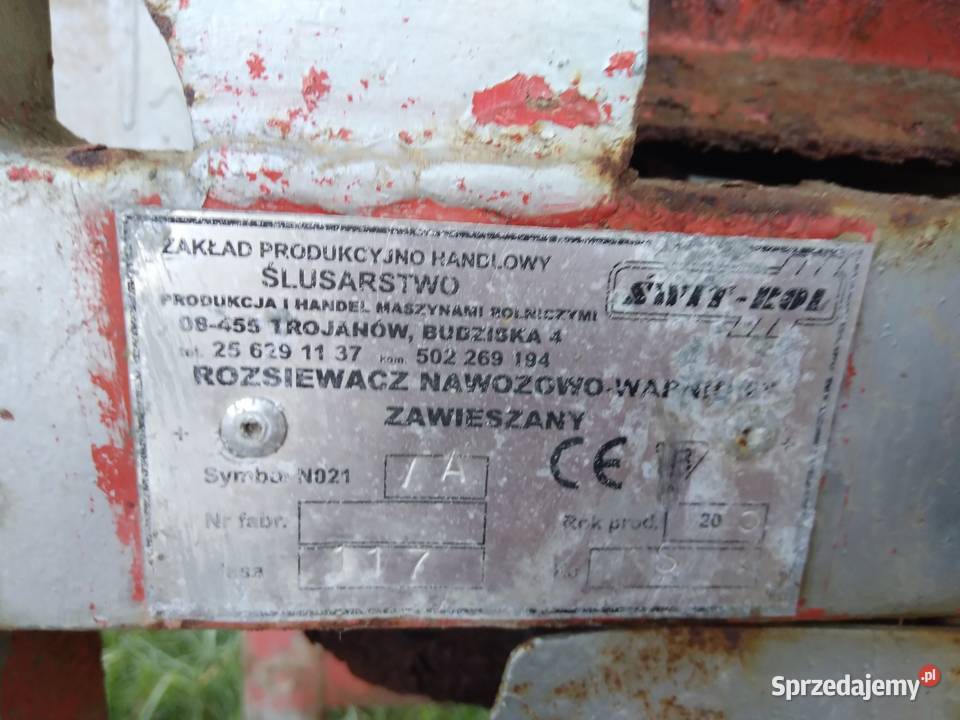 Rozsiewacz nawozowowapniowy Rozsiewacze nawozów