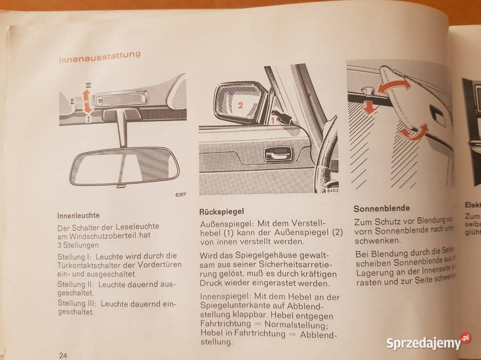 MercedesBenz instrukcja oryginalna 200D220D240D Łódź
