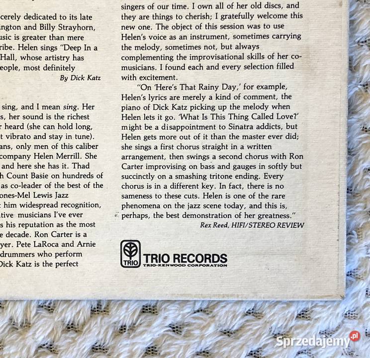 Helen Merrill Deep In A Dream