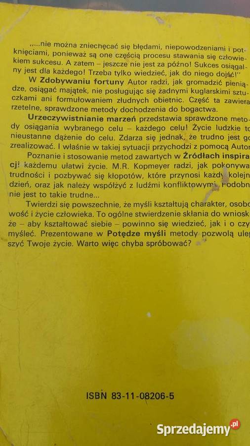 Kopmeyer Praktyczne metody osiągania sukcesów Warszawa