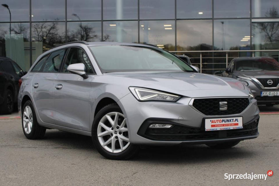 SEAT Leon 2022r LED Carplay Kamera Tempomat FV23 małopolskie Kraków sprzedam