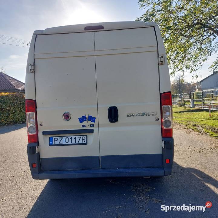 Fiat Ducato z zabudową łóżko tv kuchnia nieuszkodzony Wronki