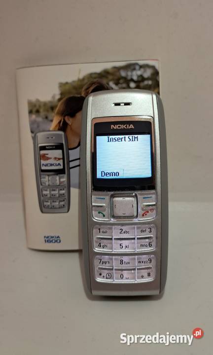 Nokia 1600 komplet w pudełku gratka kolekcjonera Wąsewo