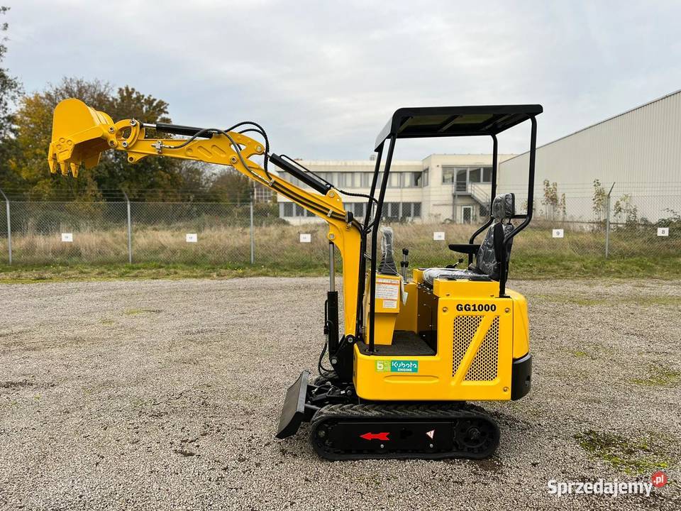 Koparka GG1000 silnik JAPOŃSKI KUBOTA dolnośląskie Wrocław