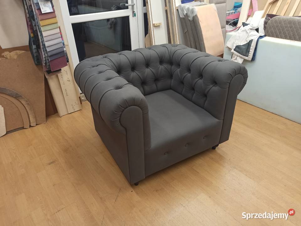 Fotel Chesterfield tapicerowany na wymiar Radom