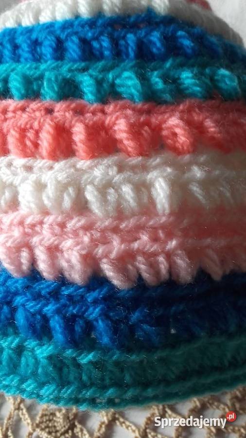 KOLOROWA CZAPECZKA DZIEWCZYNKI Nakrycia głowy, szaliki i rękawiczki