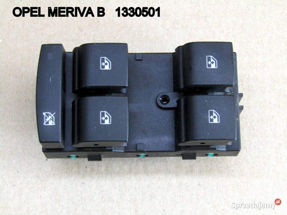 PANEL STEROWANIA SZYBAMI OPEL MERIVA B 1330501 łódzkie Mysłaków
