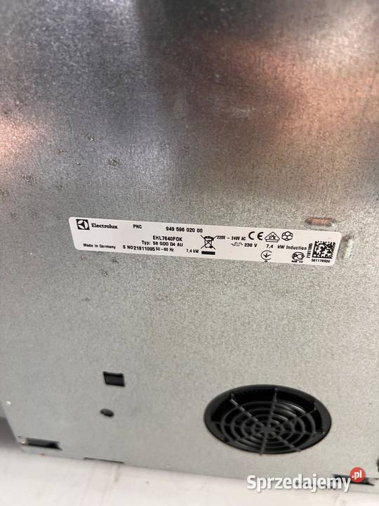 Płyta indukcyjna ELECTROLUX Booster 74 kW 60 Warszawa