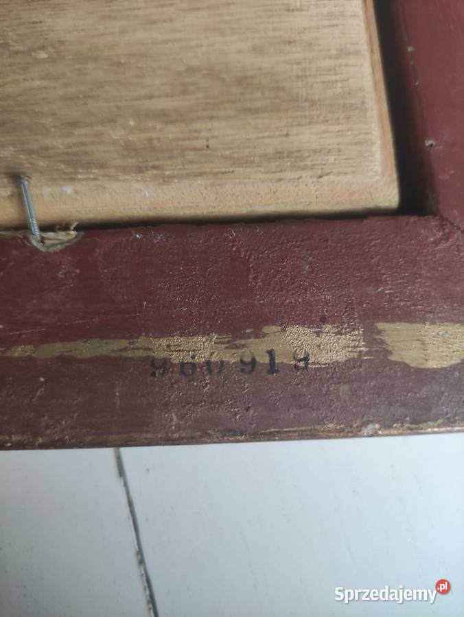 Piękny holenderski obraz Kobyłka