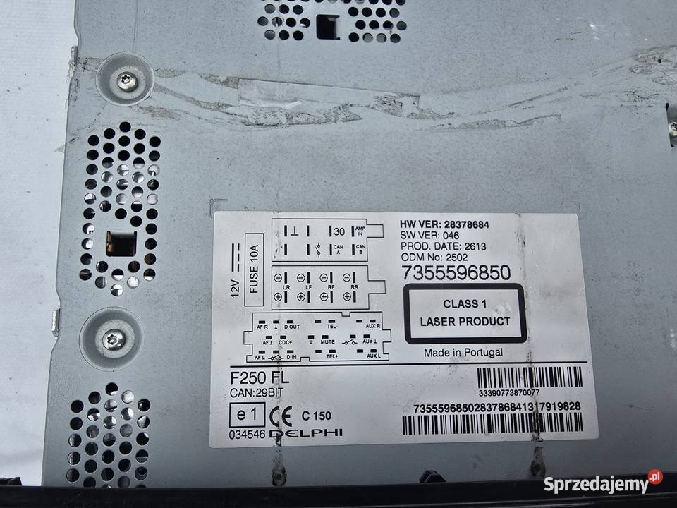 7355985560 radio CD FIAT DUCATO III