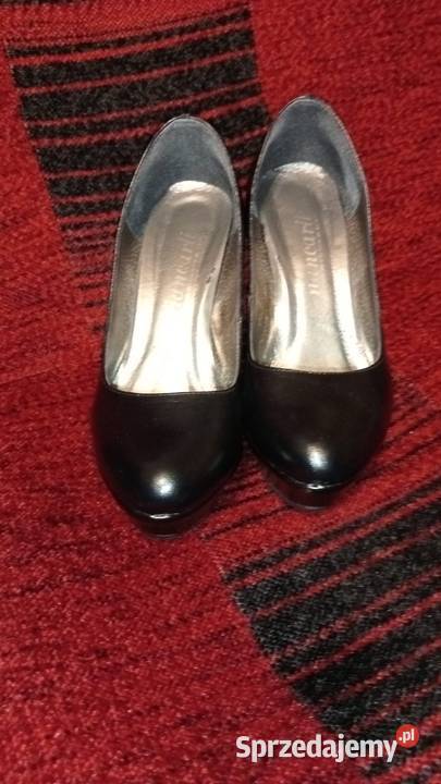 Czółenka damskie wysoki obcas skóra 38 sprzedam