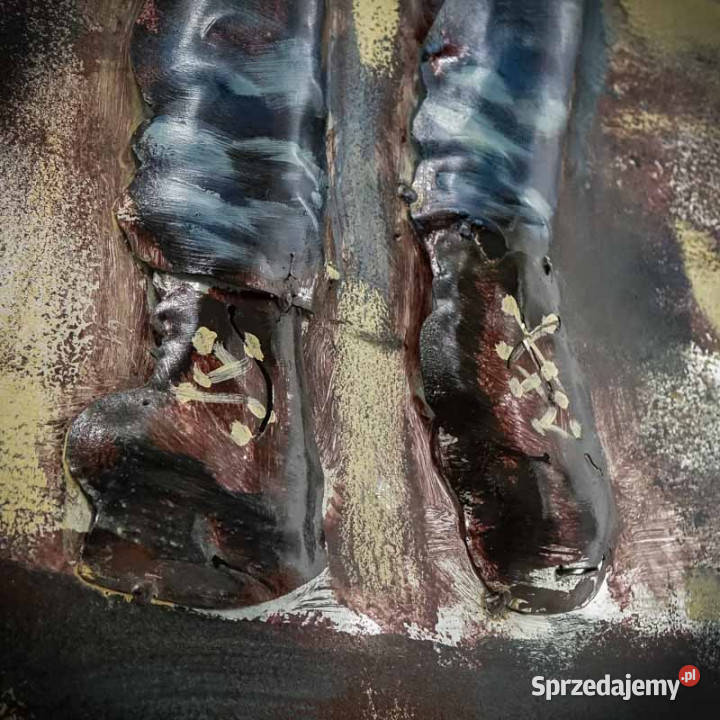 Obraz metalowy 3D LOFT DESZCZ 2 60x120 Chmielnik