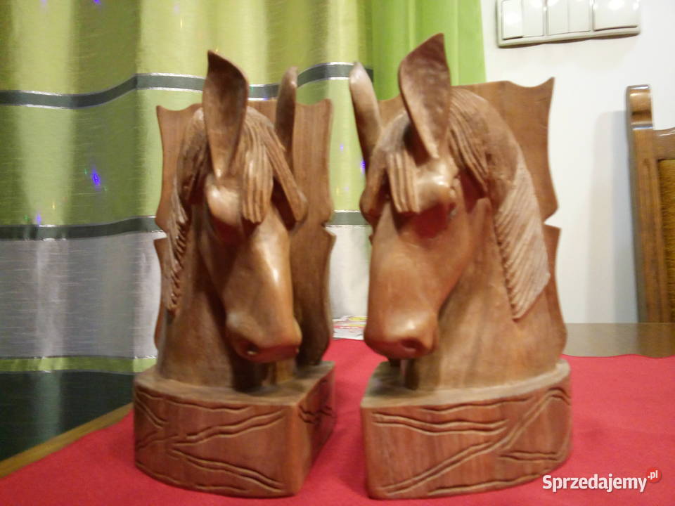 Rzeźby głowy konia mazowieckie sprzedam