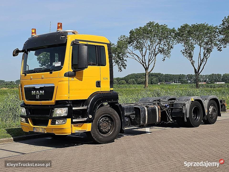 MAN 26360 TGS 6X24 MANUAL 9T FA podwozie z