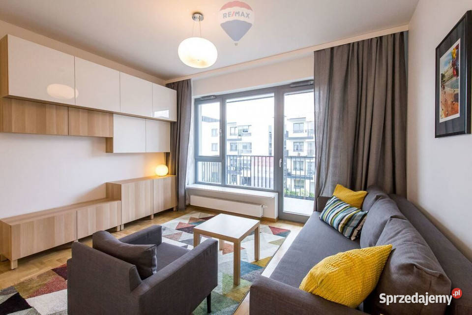 Umeblowane Duży balkon 2 pok 43 m2 Warszawa