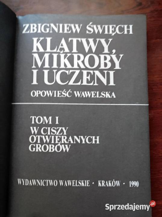 Zbigniew Święch Klątwy mikroby i uczeni Pozostałe Książki i Podręczniki Kielce sprzedam