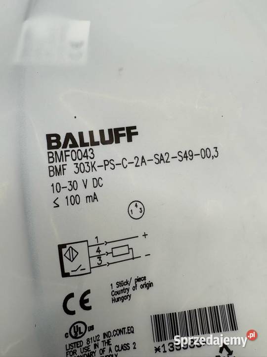 Balluff BMF0043 BMF 303K C 2A SA2 SA2 S49 00 3 Warszawa