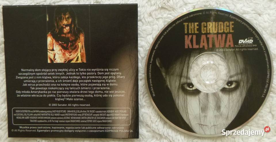 Film DVHD Klątwa The Grudge 1 płyta Filmy Warszawa sprzedam
