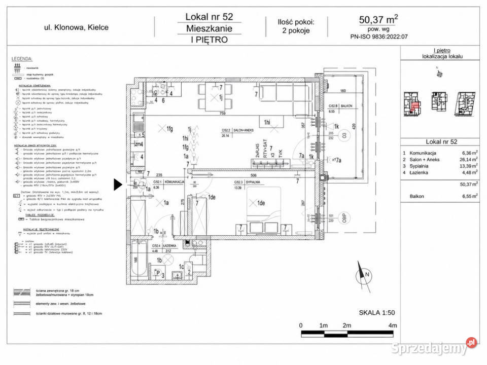 Mieszkanie Kielce 5037m2 2pok Sprzedaż świętokrzyskie