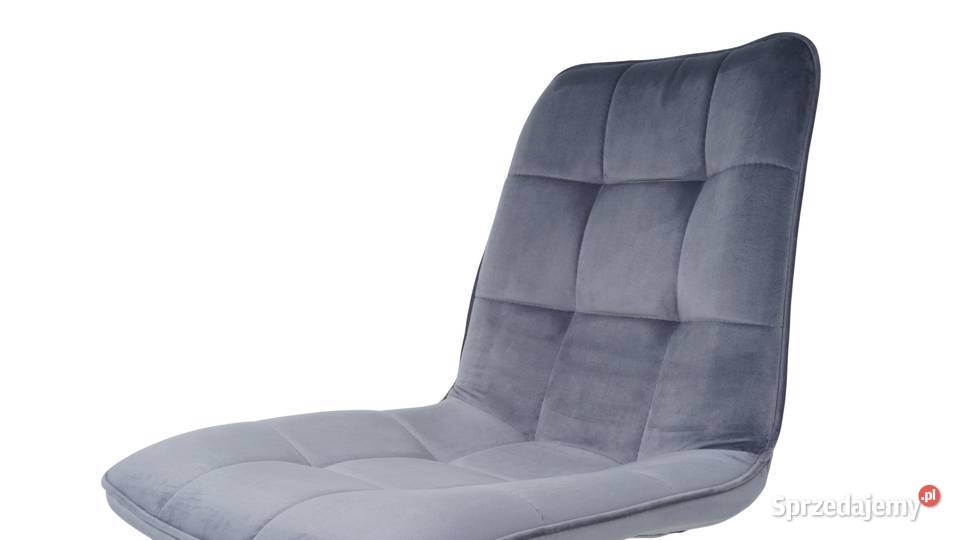 Kpl Krzeseł Antracytowych metalowe nogi 6 Gliwice sprzedam