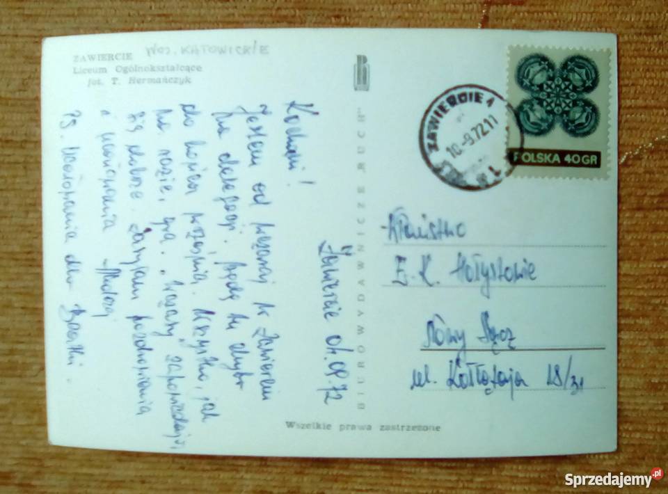 ZAWIERCIE LICEUM OGÓLNOKSZTAŁCĄCE FOT HERMAŃCZYK lubelskie Piszczac