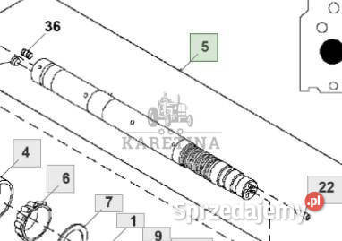 John Deere 8110 8210 8310 8410 Wał Skrzyni Pozostałe Jastrzębniki