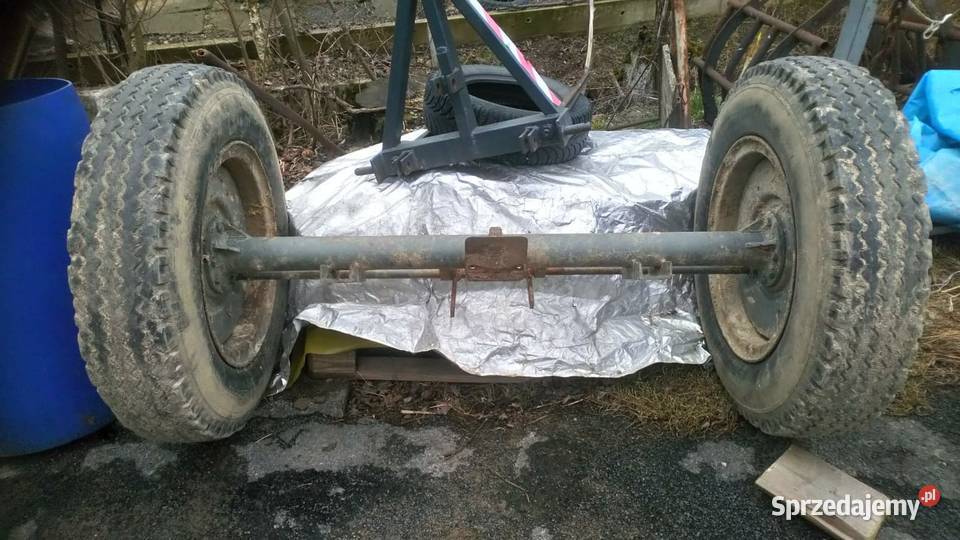 Oś z hamulcem i kołami R20 Pozostałe Dębica