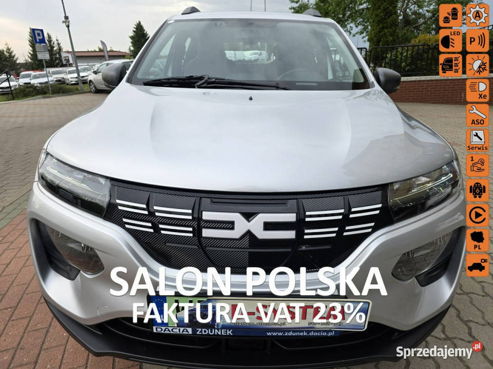 Dacia spring 2023r Fvat Salon Polska Expression czujnik parkowania Białystok