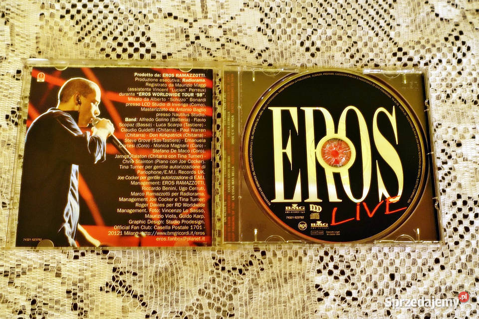 Płyta CD Eros Ramazzotti Live CD Kraków