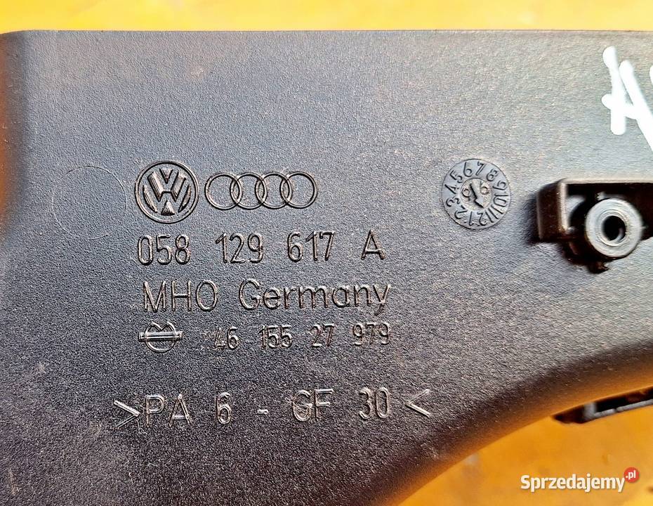 AUDI A4 B5 16 DOLOT WLOT POWIETRZA 058129617A Silniki i osprzęt mazowieckie Radom sprzedam