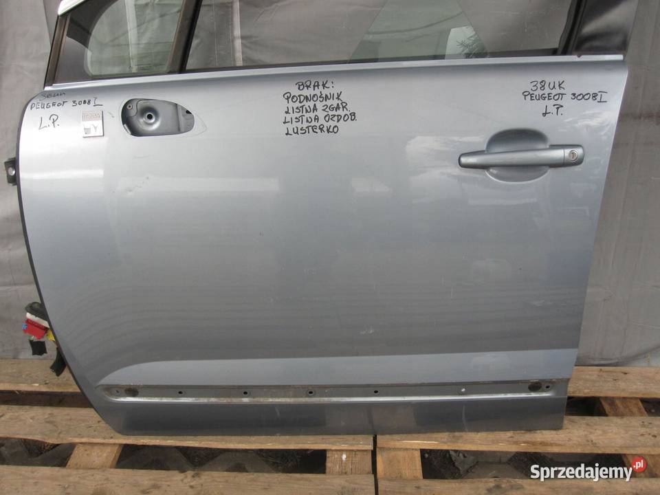 PEUGEOT 3008 I 12r drzwi lewe przód