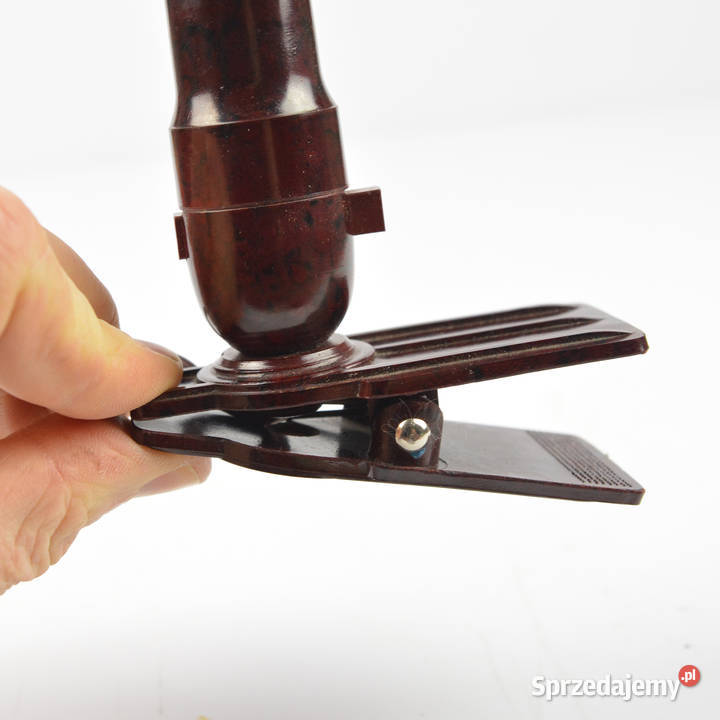 Klipsowa bakelitowa lampka nocna Niemcy lata 30 Warszawa