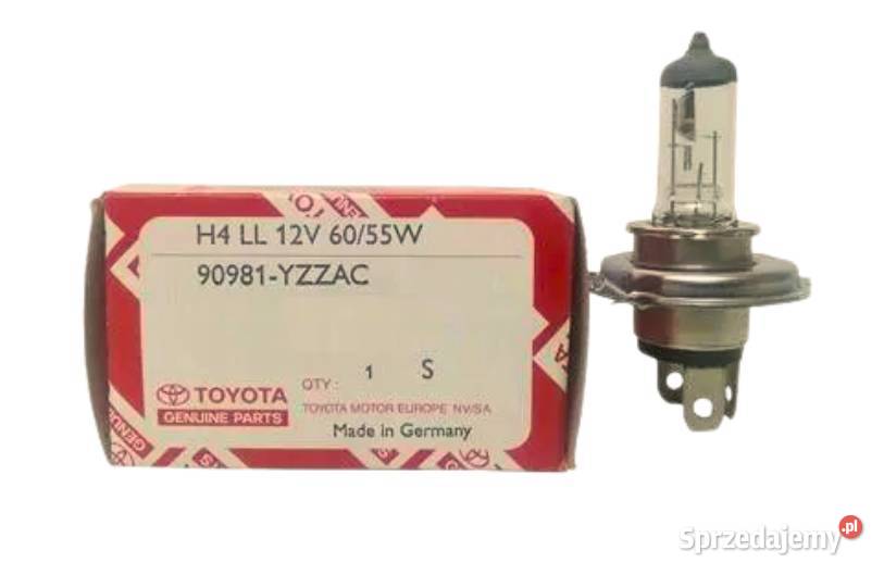 TOYOTA Zarowka halogenowa H4 90981YZZAC OE Kąty Wrocławskie sprzedam