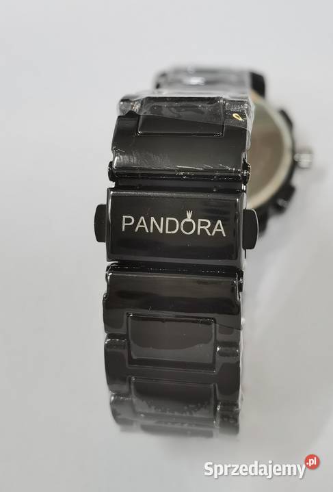 Damski zegarek pandora czarny stal nierdzewna 10 Kołobrzeg