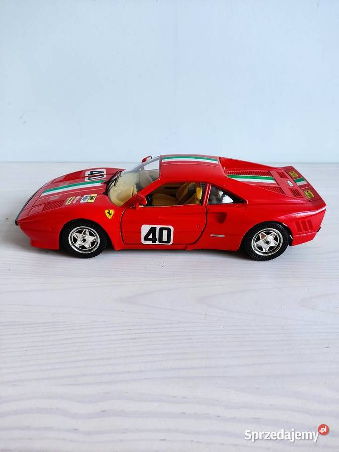 Model samochodu 118 Ferrari GTO 1984 Burago Głuchołazy