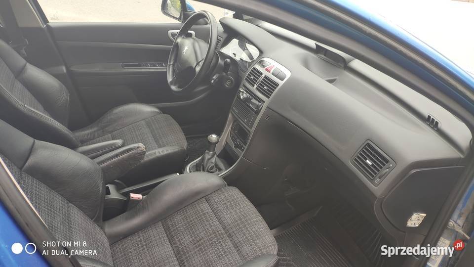 Peugeot 307 20 benzyna 2002r skóry klima zamiana kurtyny powietrzne sprzedam