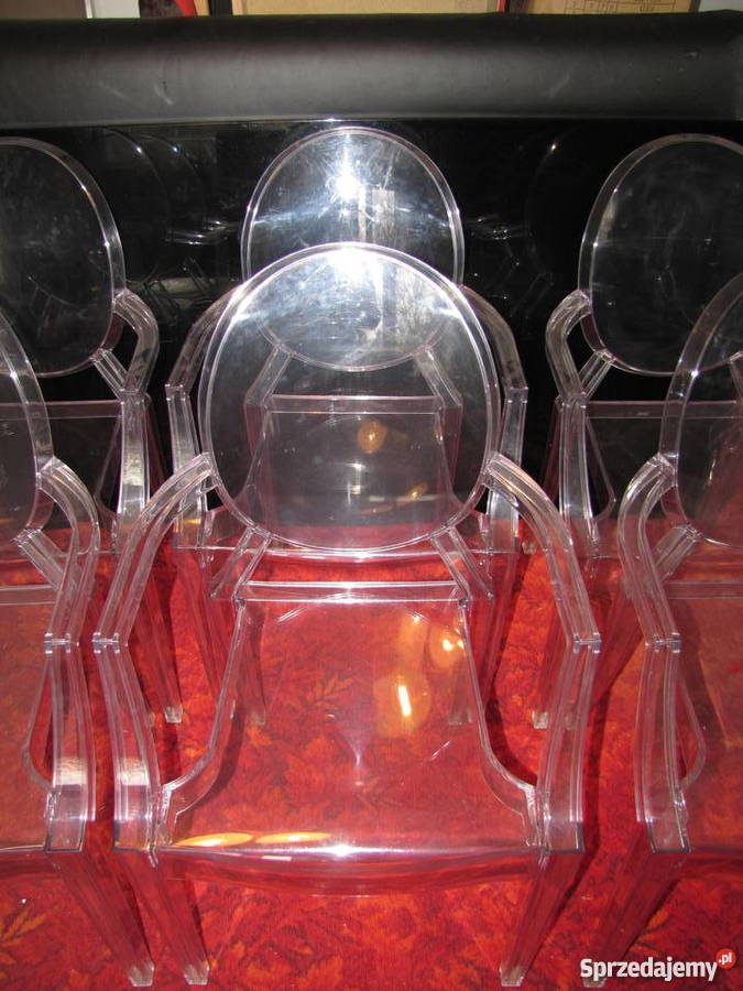 Kartell zestaw 2 krzesło Louis Ghost sprzedam