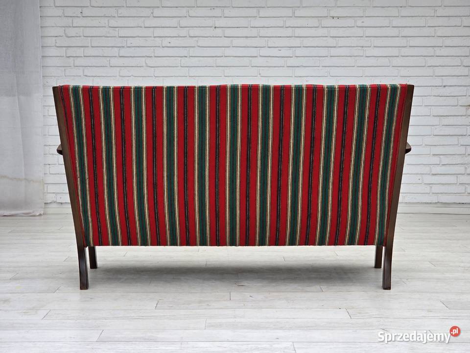 Lata 60 Duńska sofa dwuosobowa design Fritz Poznań