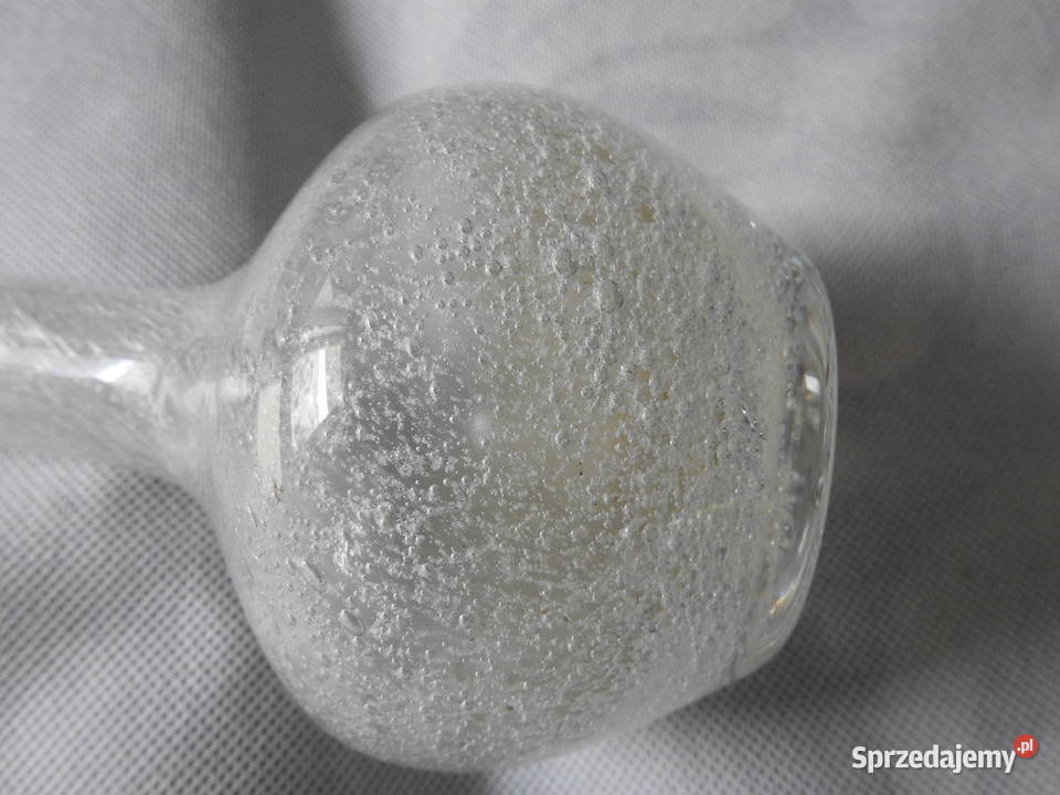 Wazonik ze szkła artystycznego z bąbelkami Inowrocław